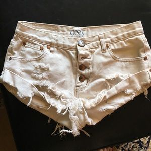 One Teaspoon Bandits - White